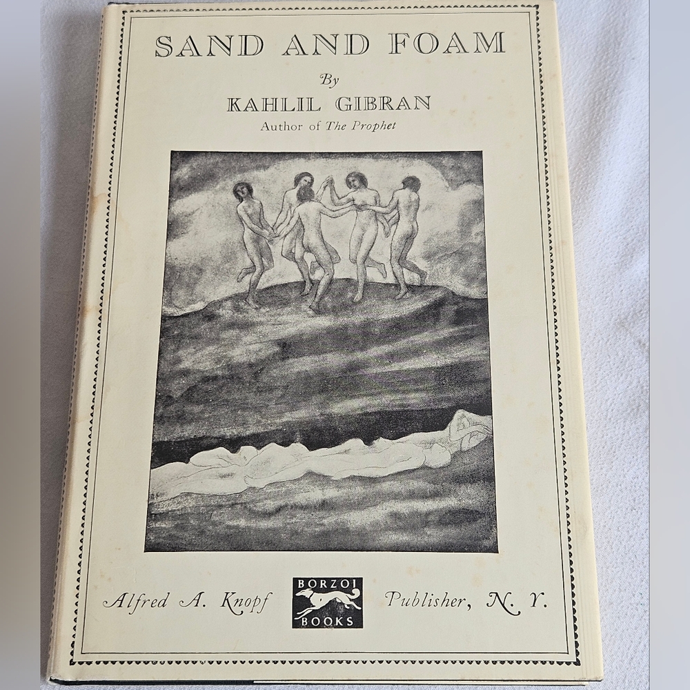 *SOLD* and And Foam By Kahlil Gibran 1970 Vtg Hardcover w/ DJ